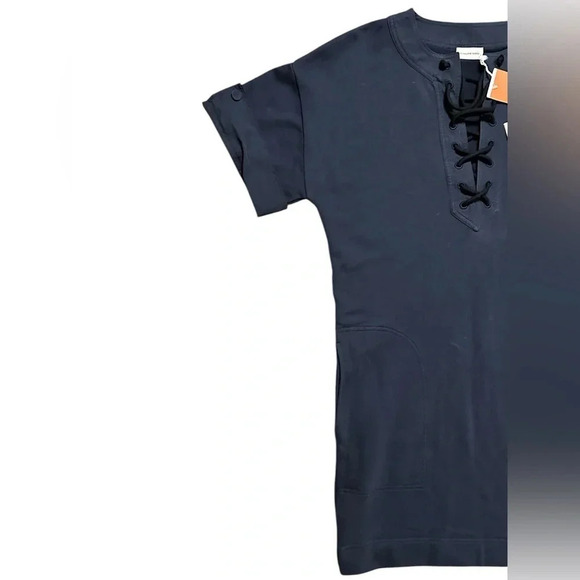 NWT Malene Birger Navy Bluer Rope Tie Shirt Dress x-Small - Picture 3 of 9